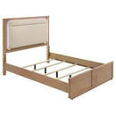 Leanne 4-piece Queen Bedroom Set Light Oak