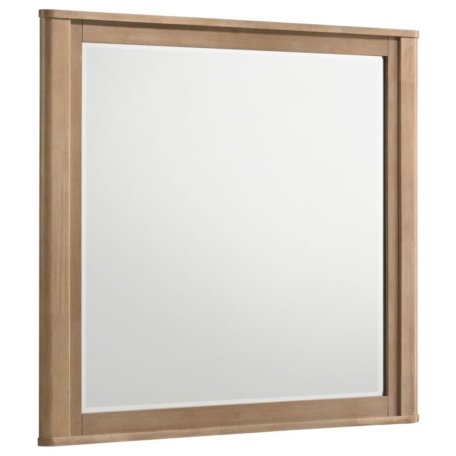 Home & Sleep Outlet - Leanne Dresser Mirror Light Oak