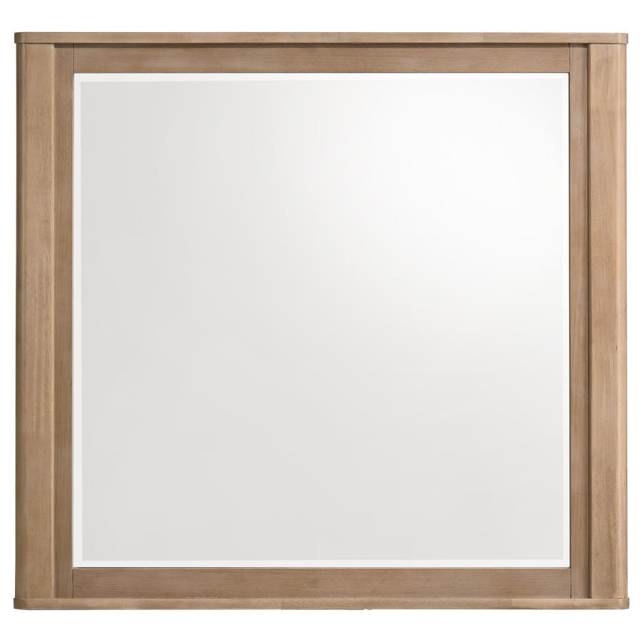 Home & Sleep Outlet - Leanne Dresser Mirror Light Oak