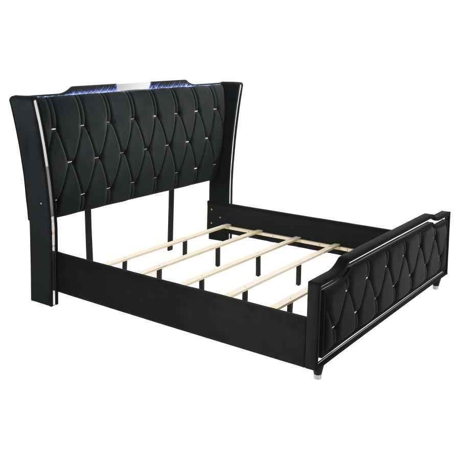 Lorient 4-piece California King Bedroom Set Black
