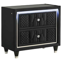 Lorient 4-piece Queen Bedroom Set Black
