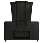 Home & Sleep Outlet - Lorient 8-drawer LED Flame Box Dresser and Mirror Black