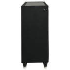 Home & Sleep Outlet - Lorient 8-drawer LED Bedroom Dresser Cabinet Black