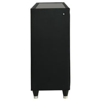 Lorient 8-drawer LED Bedroom Dresser Cabinet Black