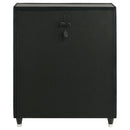 Lorient 5-drawer LED Chest of Drawers Black