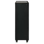 Home & Sleep Outlet - Lorient 5-drawer LED Chest of Drawers Black