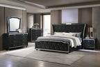 Home & Sleep Outlet - Lorient 5-drawer LED Chest of Drawers Black