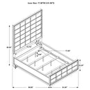 Durango 5-piece Eastern King Bedroom Set Smoked Peppercorn