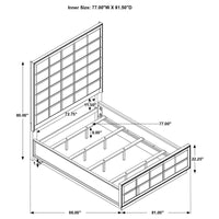 Durango 5-piece Eastern King Bedroom Set Smoked Peppercorn