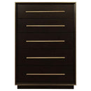 Durango 5-drawer Bedroom Chest Smoked Peppercorn