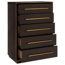 Durango 5-drawer Bedroom Chest Smoked Peppercorn