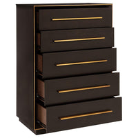 Durango 5-drawer Bedroom Chest Smoked Peppercorn