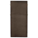 Durango 80-inch Standing Floor Mirror Smoked Peppercorn