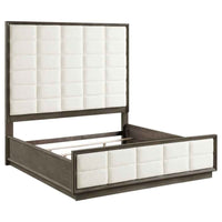 Durango 80-inch Eastern King Panel Bed Taupe Oak