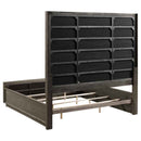 Durango 80-inch Eastern King Panel Bed Taupe Oak