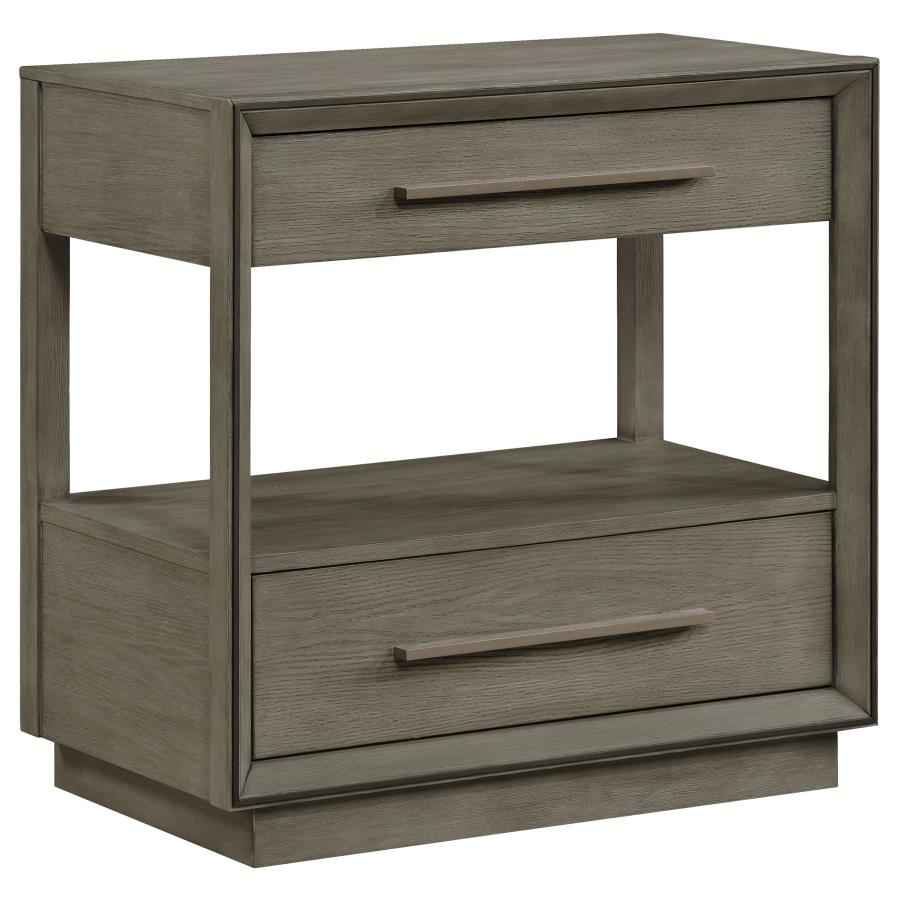 Durango 4-piece California King Bedroom Set Taupe Oak