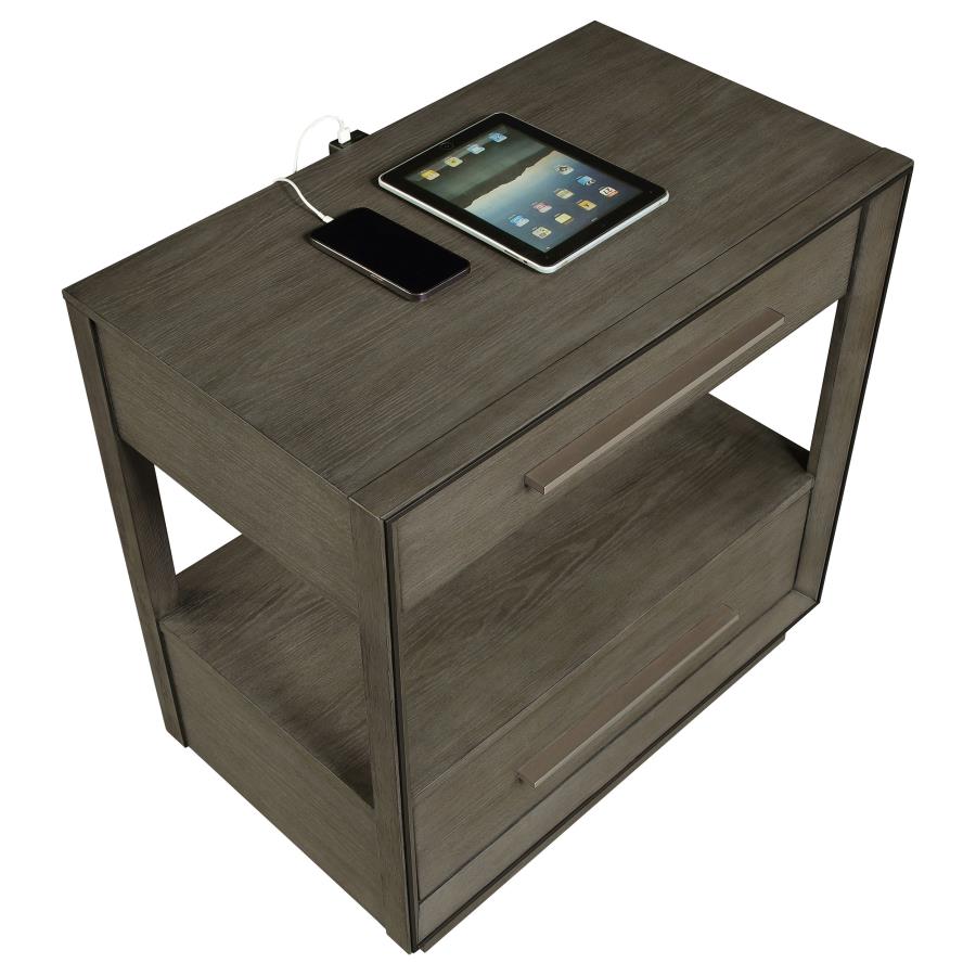 Durango 4-piece California King Bedroom Set Taupe Oak
