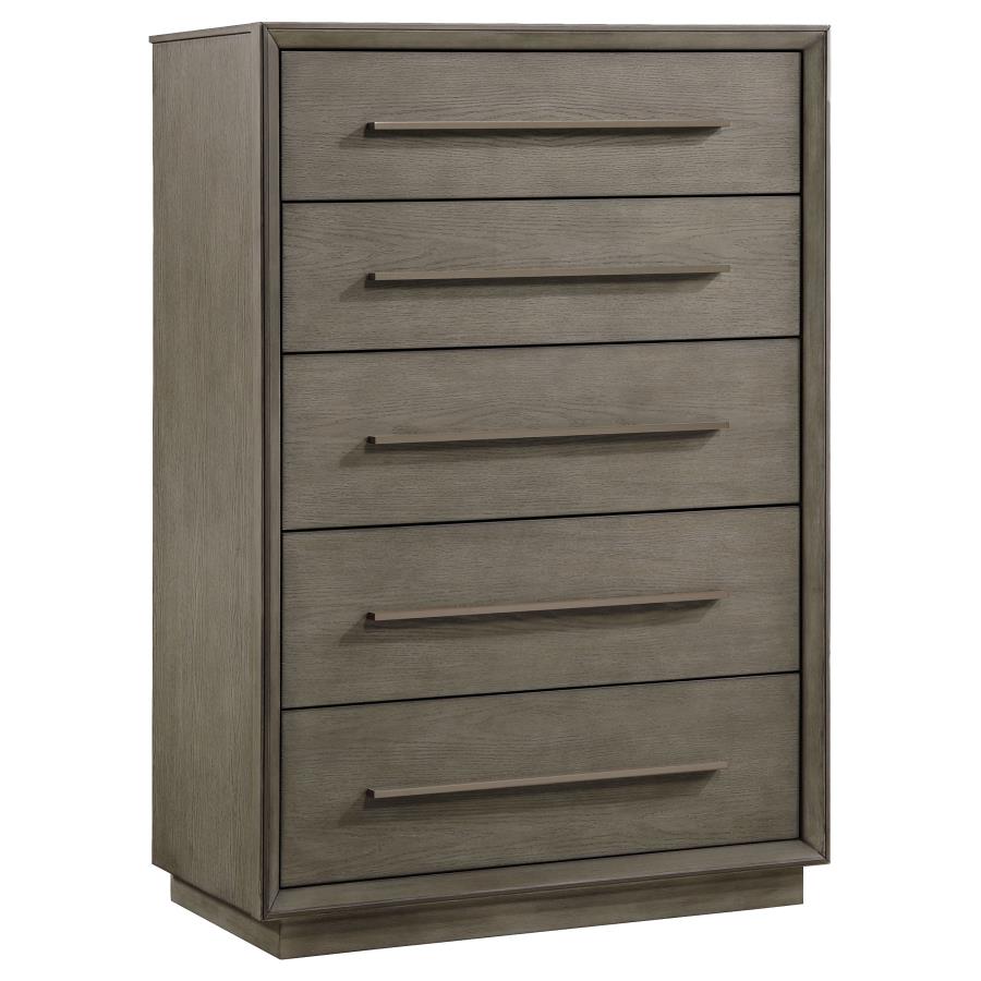 Durango 5-piece California King Bedroom Set Taupe Oak