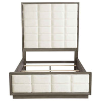 Durango 80-inch Queen Panel Bed Taupe Oak