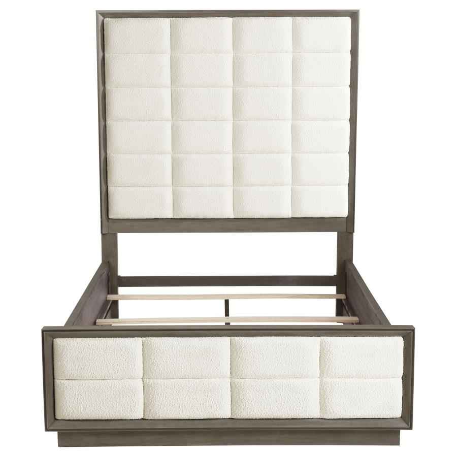 Durango 80-inch Queen Panel Bed Taupe Oak