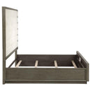 Durango 80-inch Queen Panel Bed Taupe Oak