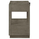 Durango 2-drawer Nightstand Bedside Table Taupe Oak