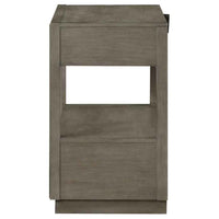 Durango 2-drawer Nightstand Bedside Table Taupe Oak