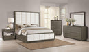 Durango 2-drawer Nightstand Bedside Table Taupe Oak