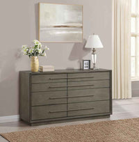 Durango 8-drawer Dresser Taupe Oak