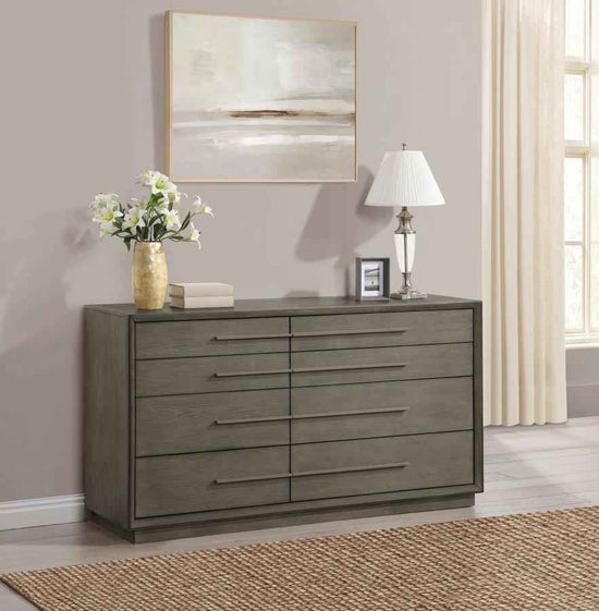 Durango 8-drawer Dresser Taupe Oak