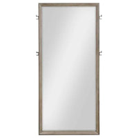 Durango 80-inch Standing Floor Mirror Washed Oak