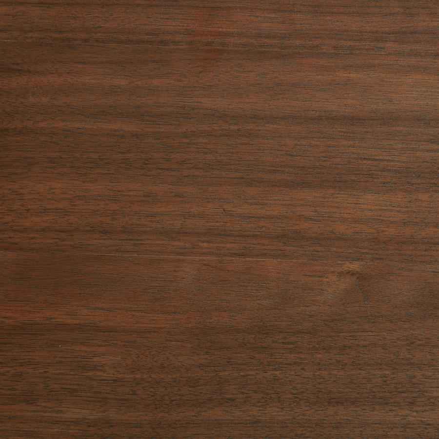 Maderia 57-inch Upholstered Eastern King Panel Bed Walnut