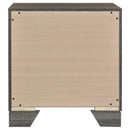 Wright 2-drawer Nightstand Bedside Table Brown Oak