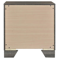Wright 2-drawer Nightstand Bedside Table Brown Oak