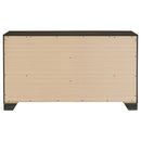 Wright 6-drawer Dresser Cabinet Brown Oak