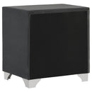 Melody Upholstered 2-drawer Nightstand Grey