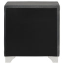 Melody Upholstered 2-drawer Nightstand Grey