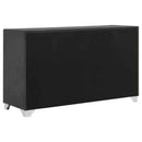 Melody 6-drawer Upholstered Dresser Grey
