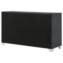 Melody 6-drawer Upholstered Dresser Grey