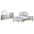 Evangeline 5-piece Eastern King Bedroom Set Silver Oak - Home & Sleep Outlet