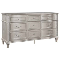 Evangeline 4-piece California King Bedroom Set Silver Oak - Home & Sleep Outlet