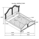 Evangeline 4-piece California King Bedroom Set Silver Oak - Home & Sleep Outlet