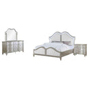 Evangeline 4-piece Queen Bedroom Set Silver Oak - Home & Sleep Outlet