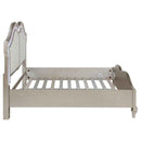 Evangeline Wood Queen LED Panel Bed Silver Oak - Home & Sleep Outlet