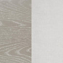 Evangeline Wood Queen LED Panel Bed Silver Oak - Home & Sleep Outlet