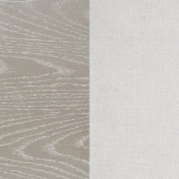 Evangeline Wood Queen LED Panel Bed Silver Oak - Home & Sleep Outlet