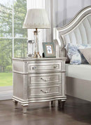 Evangeline 3-drawer Nightstand Silver Oak - Home & Sleep Outlet