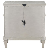 Evangeline 3-drawer Nightstand Silver Oak - Home & Sleep Outlet