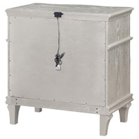 Evangeline 3-drawer Nightstand Silver Oak - Home & Sleep Outlet