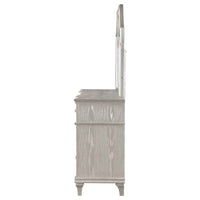 Evangeline 9-drawer Dresser with Mirror Silver Oak - Home & Sleep Outlet